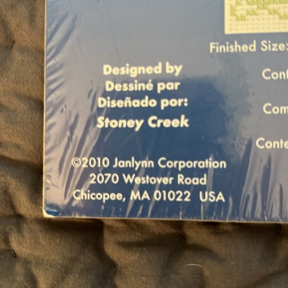 New in Package - Janlynn Counted Cross Stitch Kit - Welcome Baby Girl - Picture 5 of 6